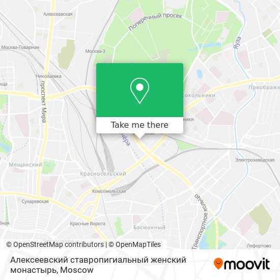 Алексеевский ставропигиальный женский монастырь map
