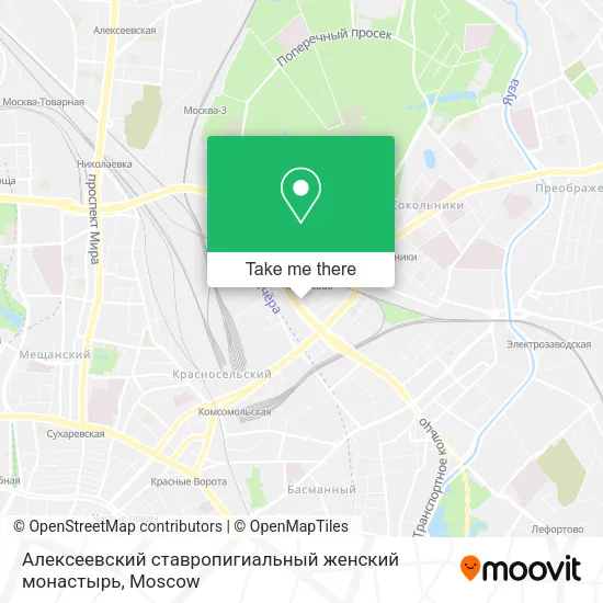 Алексеевский ставропигиальный женский монастырь map