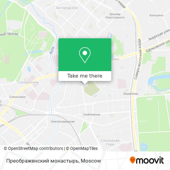 Преображенский монастырь map