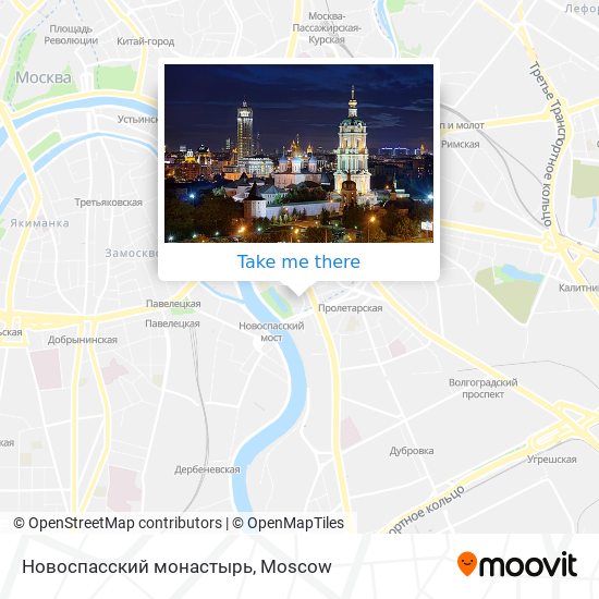 Новоспасский монастырь map