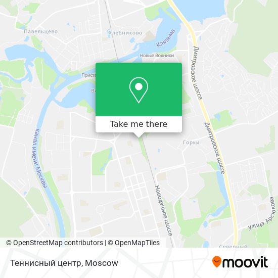 Теннисный центр map