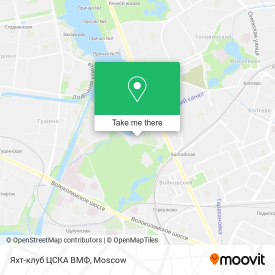 Яхт-клуб ЦСКА ВМФ map