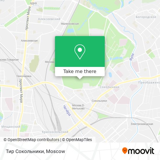 Тир Сокольники map