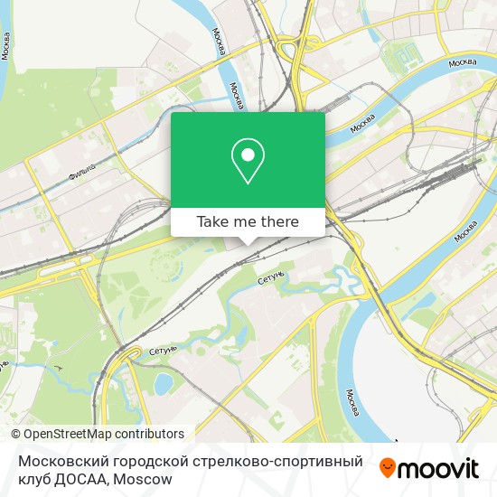 Московский городской стрелково-спортивный клуб ДОСАА map