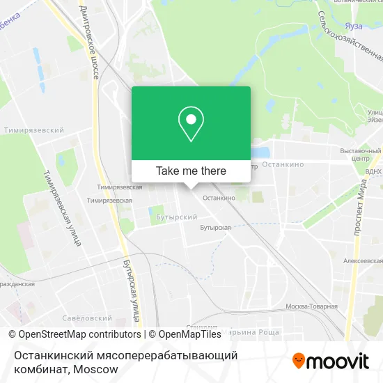 Останкинский мясоперерабатывающий комбинат map