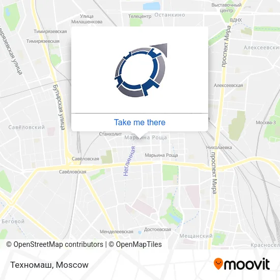 Техномаш map