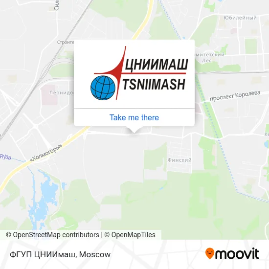 ФГУП ЦНИИмаш map