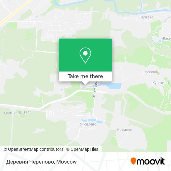 Деревня Черепово map