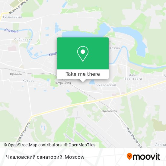 Чкаловский санаторий map