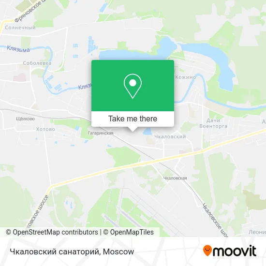 Чкаловский санаторий map