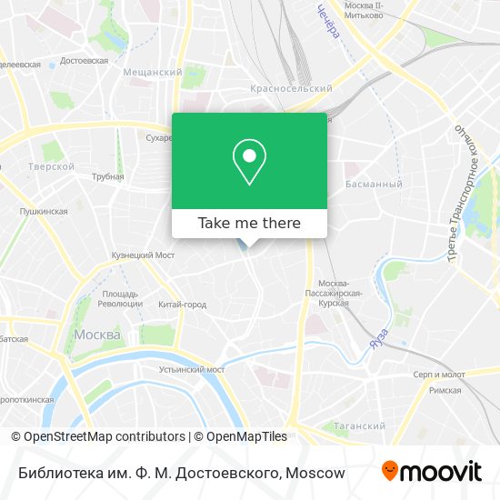 Библиотека им. Ф. М. Достоевского map