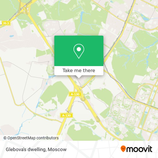 Glebova's dwelling map