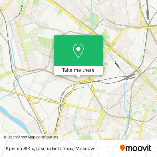 Крыша ЖК «Дом на Беговой» map