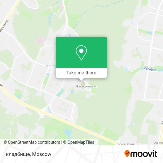 кладбище map