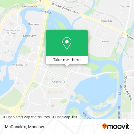 McDonald's map