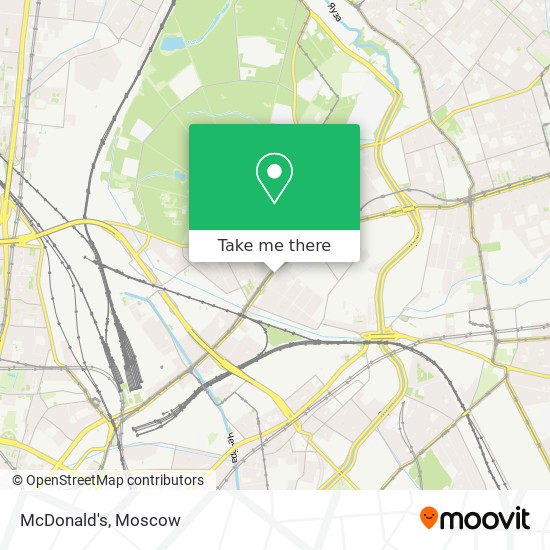 McDonald's map