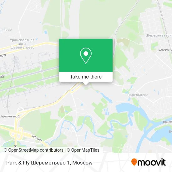 Park & Fly Шереметьево 1 map