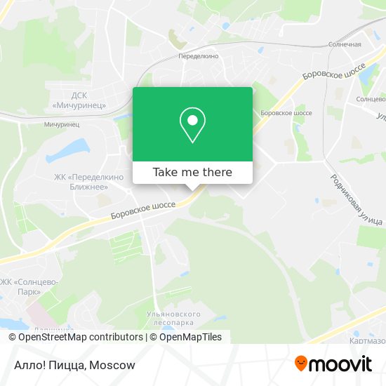 Алло! Пицца map