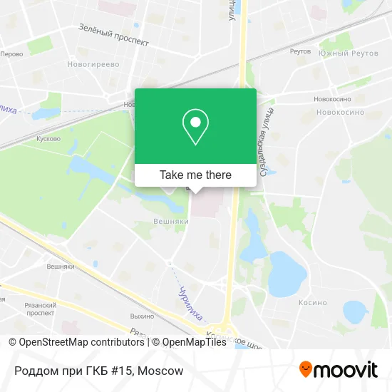 Роддом при ГКБ #15 map