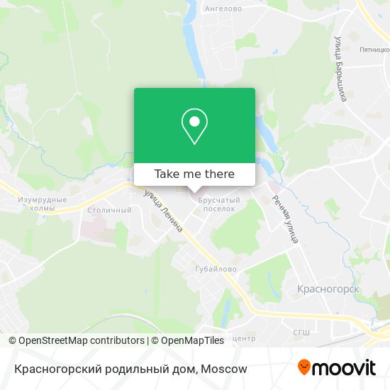 Красногорский родильный дом map