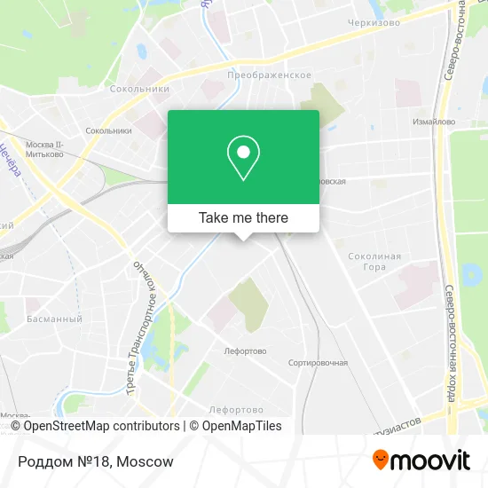 Роддом №18 map