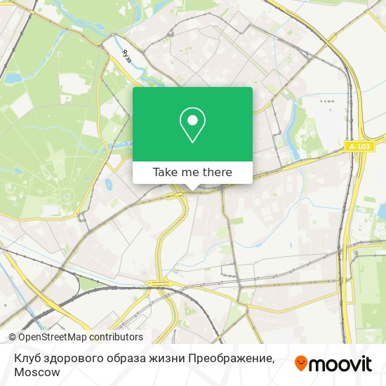 Клуб здорового образа жизни  Преображение map