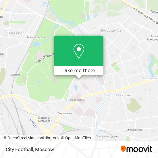 City Football map
