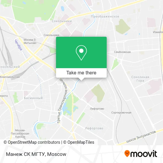 Манеж СК МГТУ map