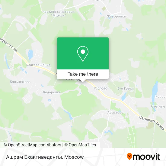 Ашрам Бхактиведанты map