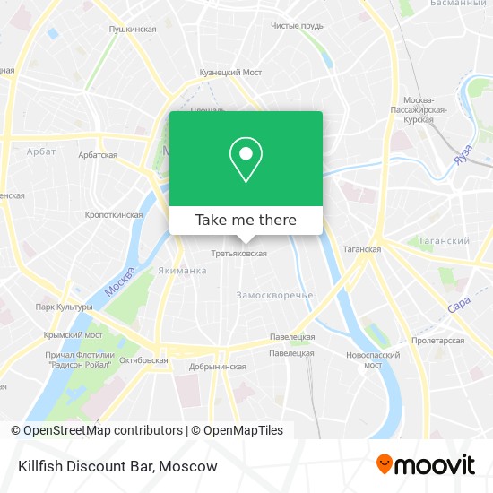 Killfish Discount Bar map