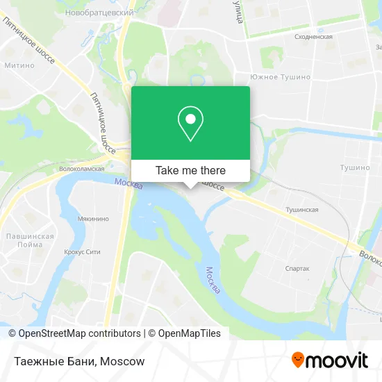 Таежные Бани map