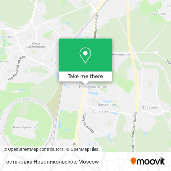 остановка Новоникольское map