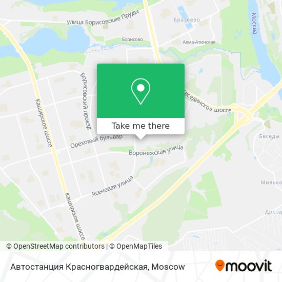 Автостанция Красногвардейская map