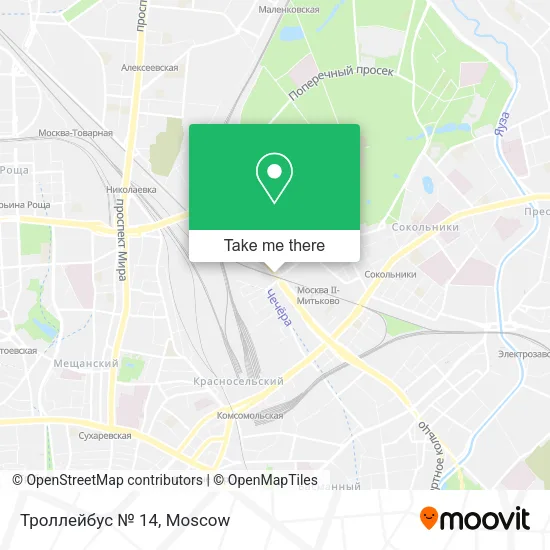 Троллейбус № 14 map