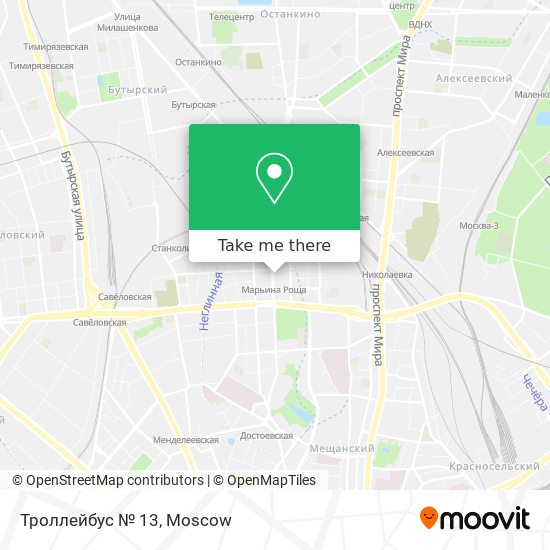 Троллейбус № 13 map