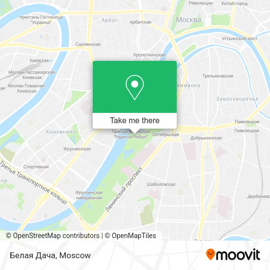 Белая Дача map