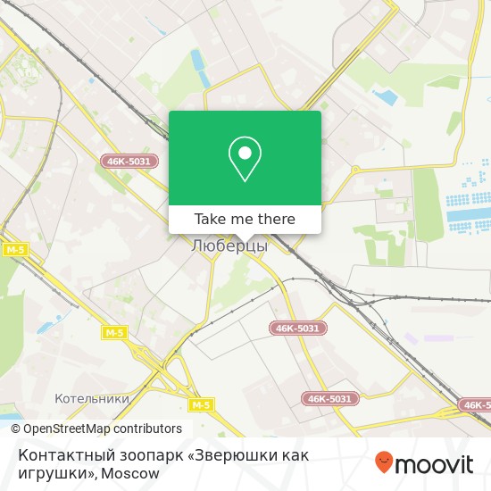 Контактный зоопарк «Зверюшки как игрушки» map