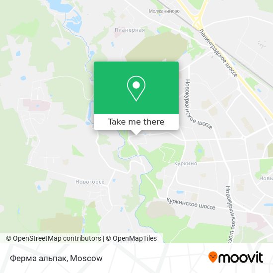 Ферма альпак map