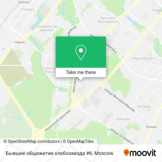 Бывшее общежитие  хлебозавода #6 map