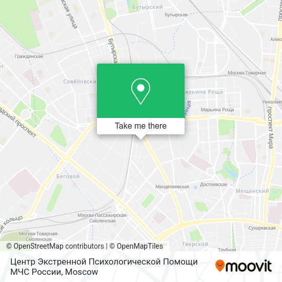 Центр Экстренной Психологической Помощи МЧС России map