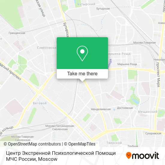 Центр Экстренной Психологической Помощи МЧС России map