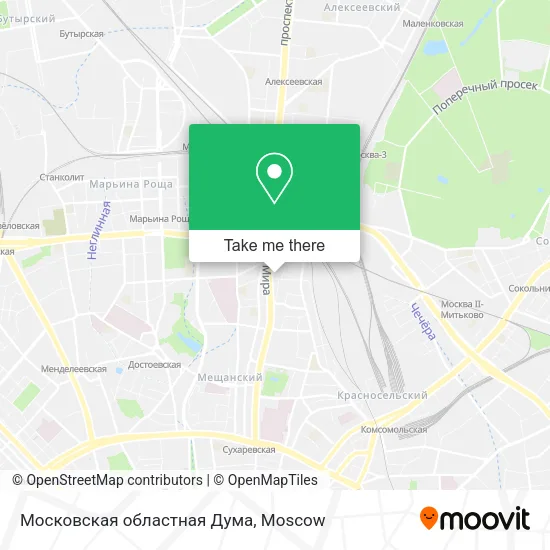 Московская областная Дума map