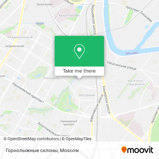 Горнолыжные склоны map