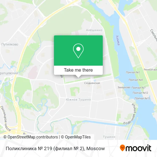 Поликлиника № 219 (филиал № 2) map