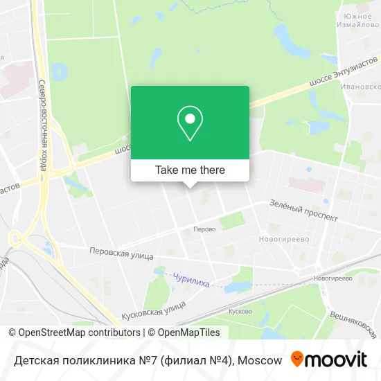 Детская поликлиника №7 (филиал №4) map