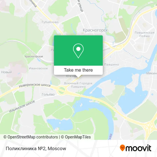 Поликлиника №2 map