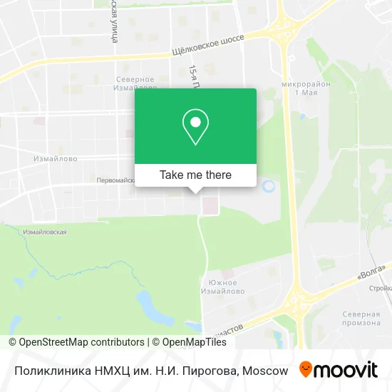 Поликлиника НМХЦ им. Н.И. Пирогова map