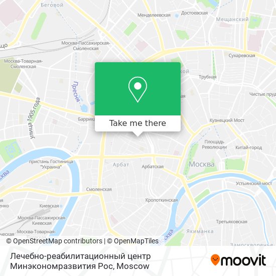 Лечебно-реабилитационный центр Минэкономразвития Рос map