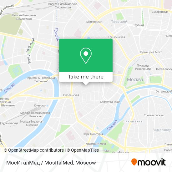 МосИталМед / MosItalMed map