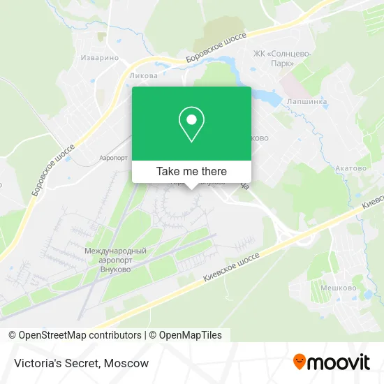 Victoria's Secret map